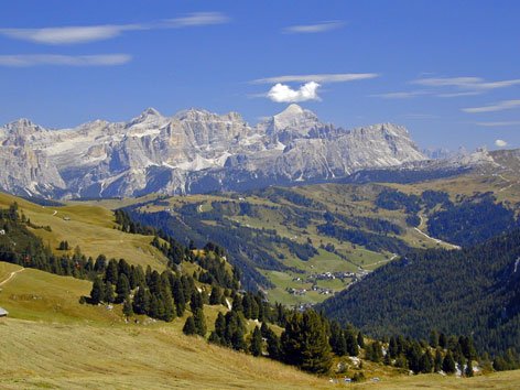 looking east